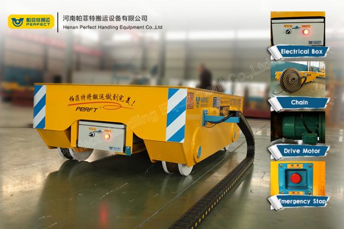 Wózek transportowy do ciężkich materiałów Stalowy młyn stosowany w transporcie elektrycznym