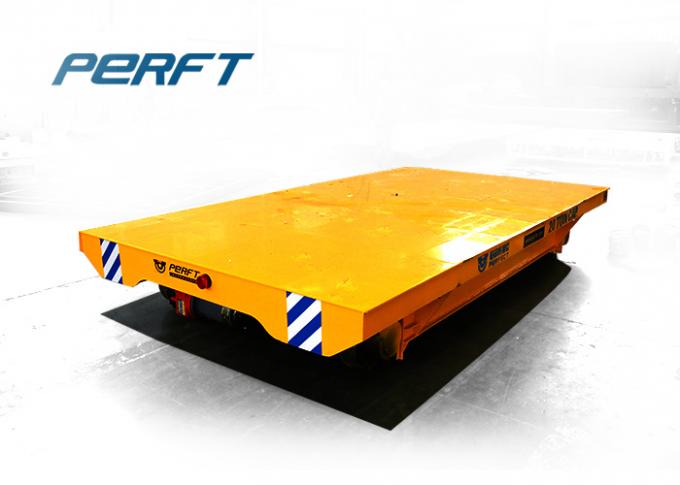 Nisko-łóżkowy, zmotoryzowany na płaskim wózku transferowym o nośności 6 T do przemysłowego transportu lekkich materiałów