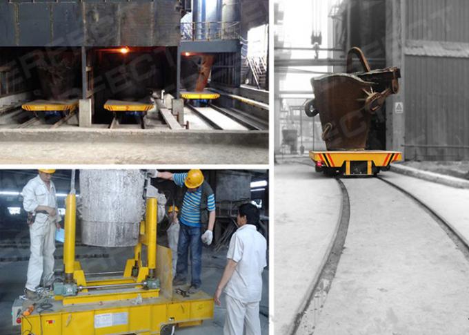 30 ton ciężkich ładunków sterowany wózek transferowy na szynach może wyposażony w hydrauliczny stół podnoszący