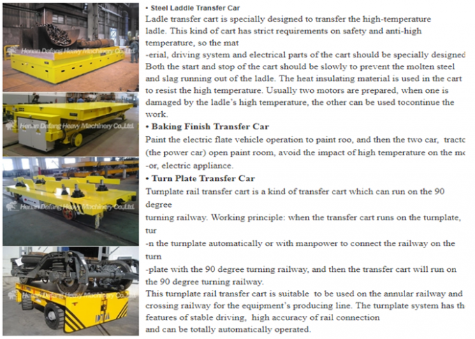 5 tonowe wózki stalowe z napędem na węgiel Heavy Load 4-kołowe wózki transferowe