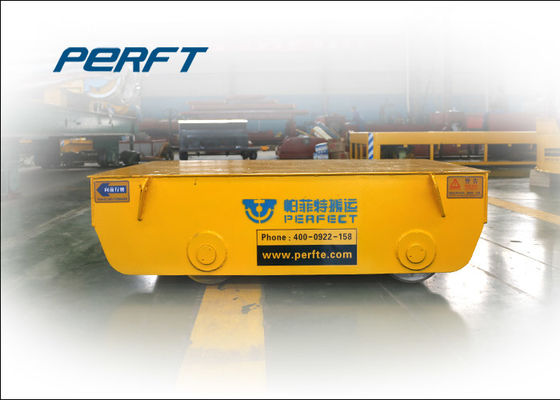 Cable Reel Power Motorized Transfer Trolley , Custom Material Handling Carts